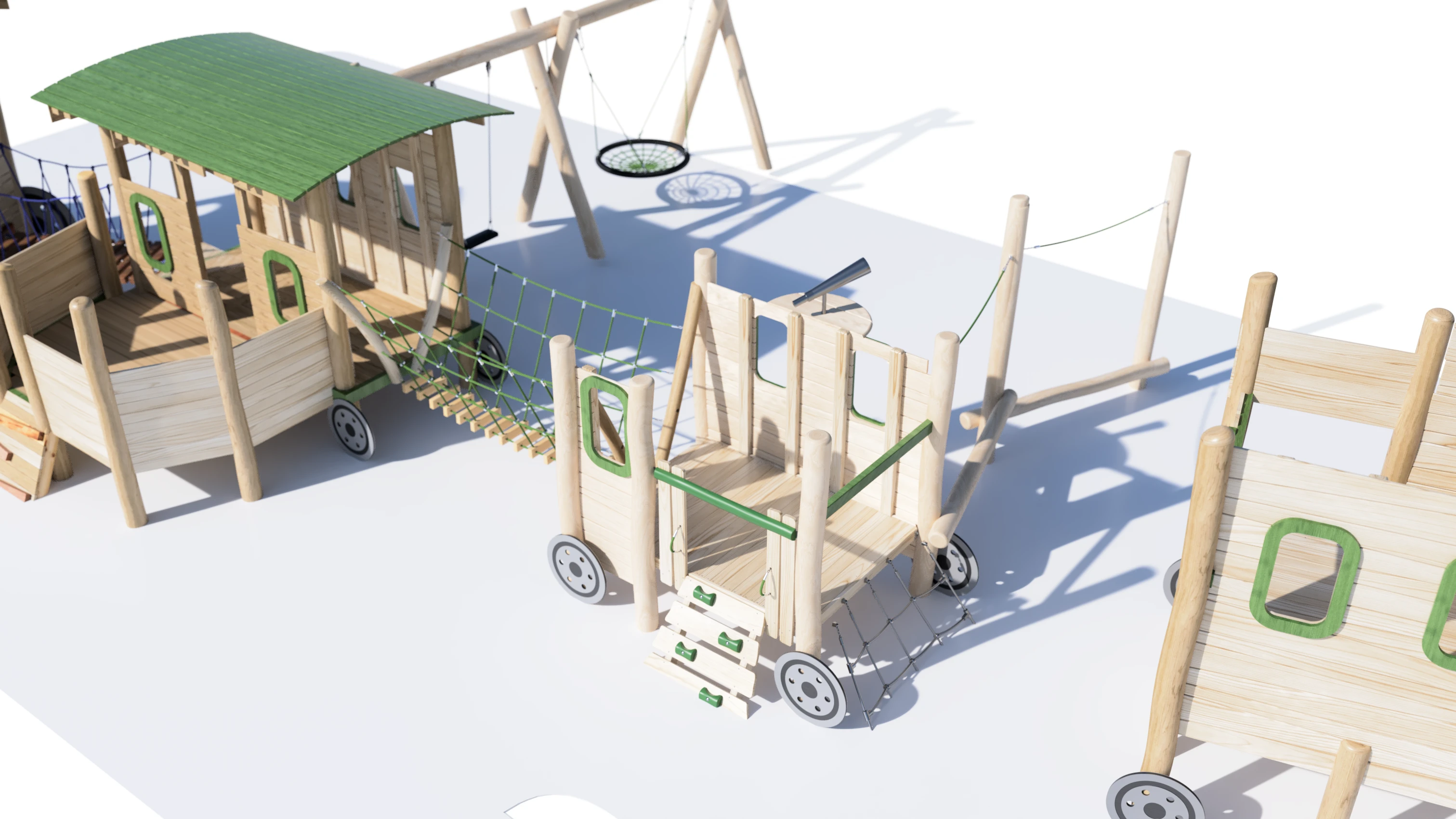 Carriage Climbing Nets & Balance Modules