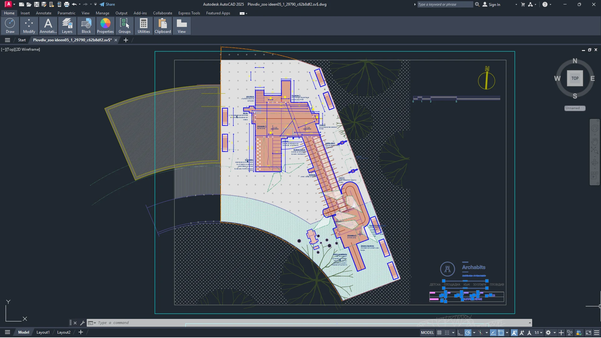 2D DWG Masterplan Transition